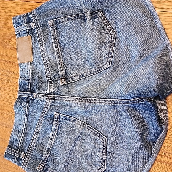 Aeropostale Blue Distressed Jean Shorts - Picture 9 of 9